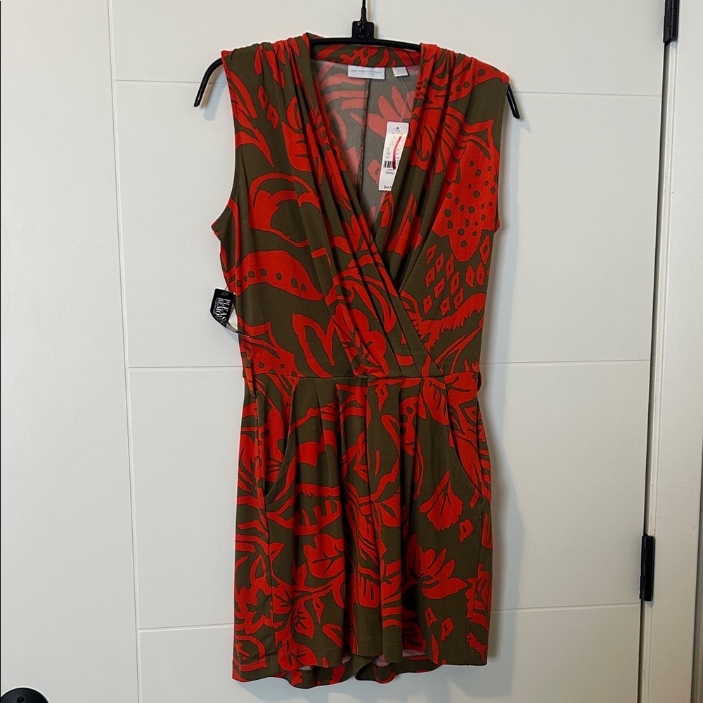 NY&C Floral Romper with Pockets